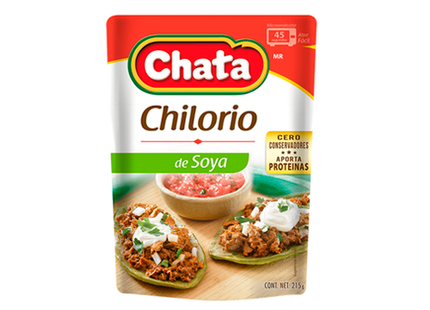 Chilorio de soya 215g - Chata