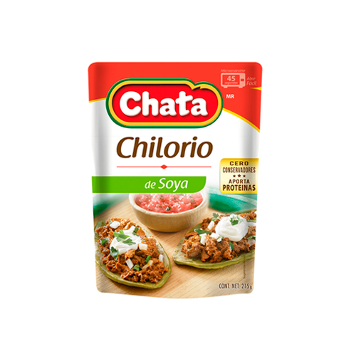 Chilorio de soya 215g - Chata
