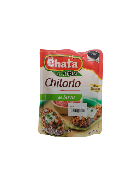 Chilorio de soya 215g - Chata