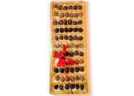 Chocolate amargo relleno de cerezas y licor 480g