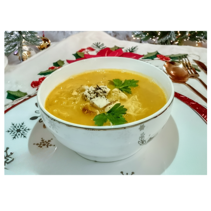 Crema de Calabaza de castilla Navideña