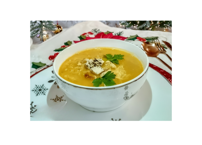 Crema de Calabaza de castilla Navideña