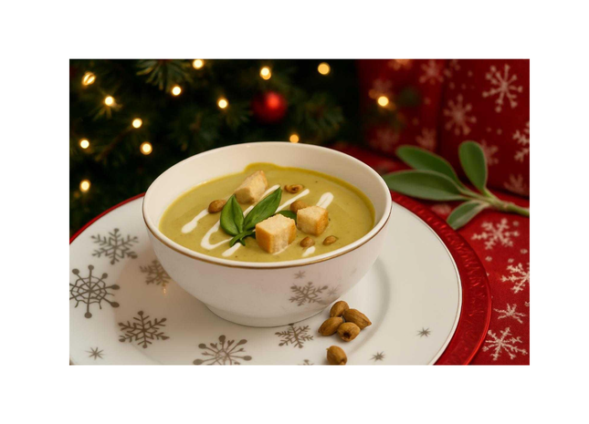 Crema imperial de Pistache Navideña