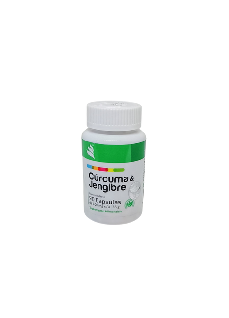 Curcuma y Gengibre 400mg