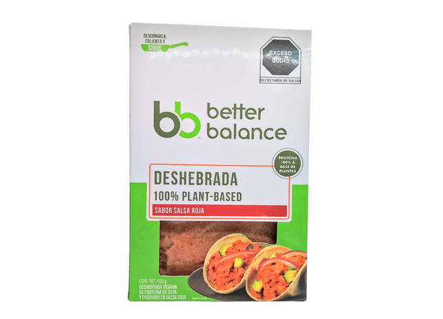 Deshebrada sabor salsa Roja Better Balance 400g