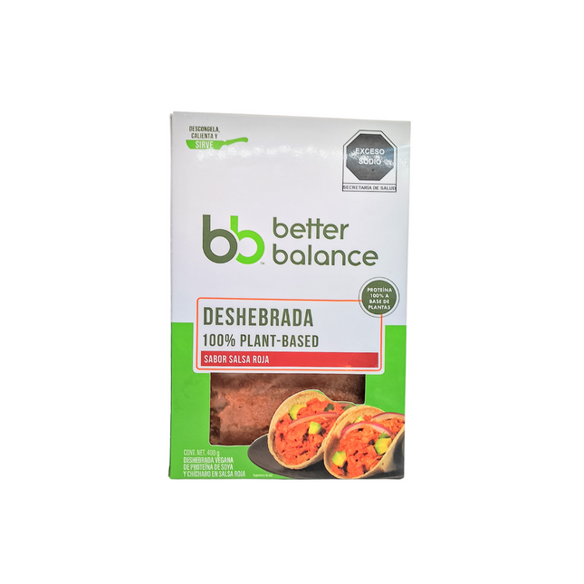 Deshebrada sabor salsa Roja Better Balance 400g
