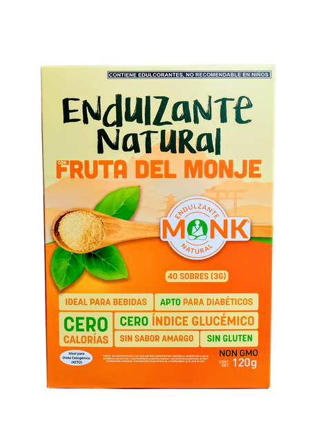 Monk fruit natural sweetener 40 sachets -Fruit Monk