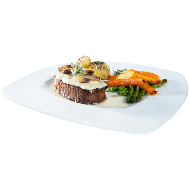 Filete clásico en crema bechamel
