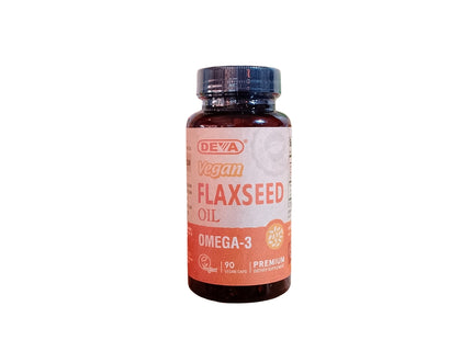Flaxseed oil Omega 3 90 capsules-DEVA