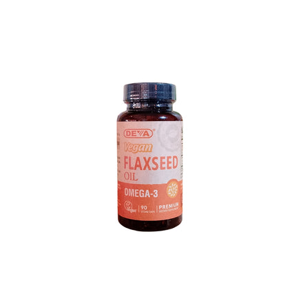 Flaxseed oil Omega 3 90 capsules-DEVA