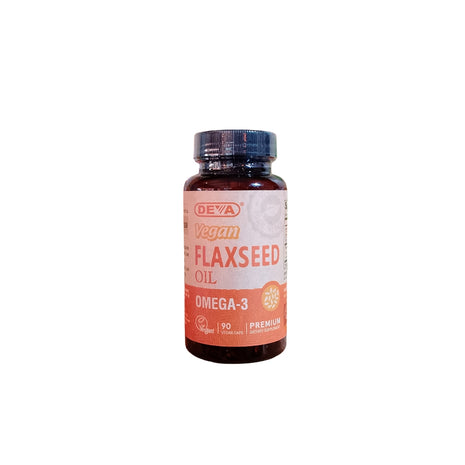 Flaxseed oil Omega 3 90 cápsulas-DEVA