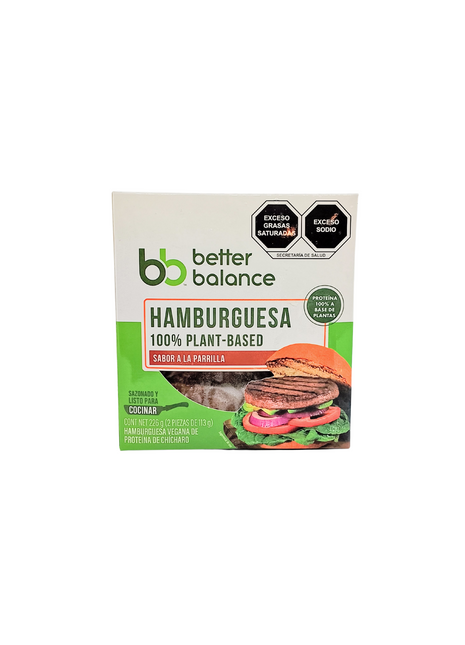 Hamburguesa 2 Patties 226 g Better Balance