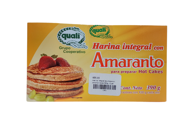 Harina integral de amaranto para hot cakes 390g - Quali