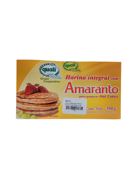 Harina integral de amaranto para hot cakes 390g - Quali