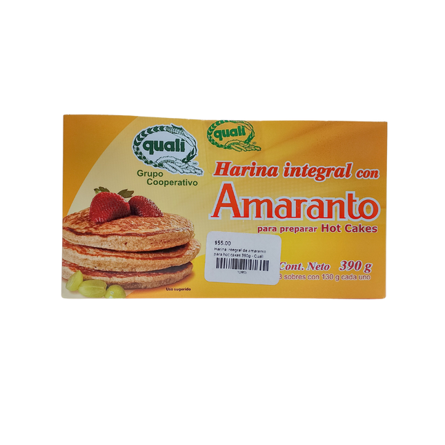 Harina integral de amaranto para hot cakes 390g - Quali