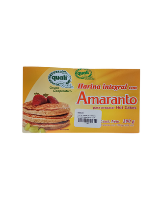 Harina integral de amaranto para hot cakes 390g - Quali