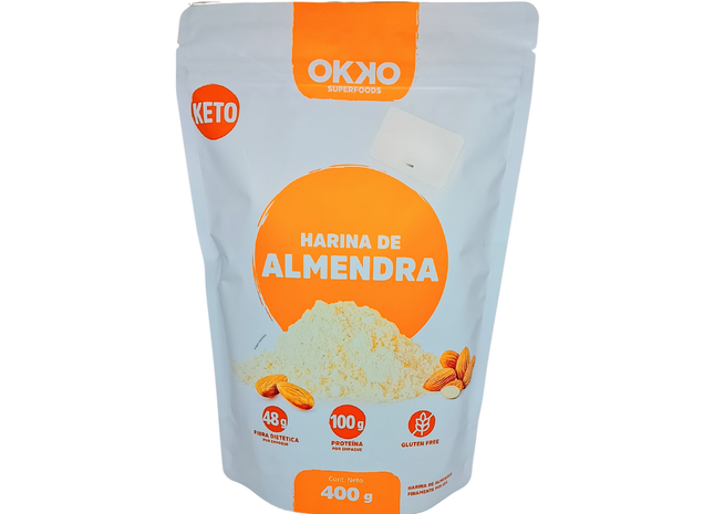 Harina de Almendra okko super foods 400 g