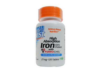 Hierro de alta  absorcion 100% quelado doctor best