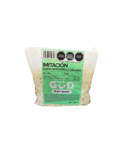 Imitation grated Mozzarella cheese 1kg Vegan - Plant Based