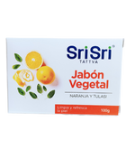 Jabón vegetal ayurvédico naranja 100g