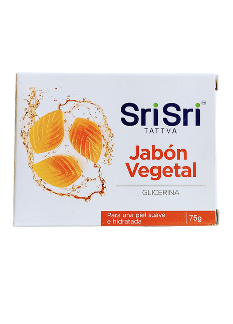 Jabon vegetal Glicerina ayurvedico 100g