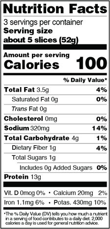 Jamón Ahumado 156g - Tofurky