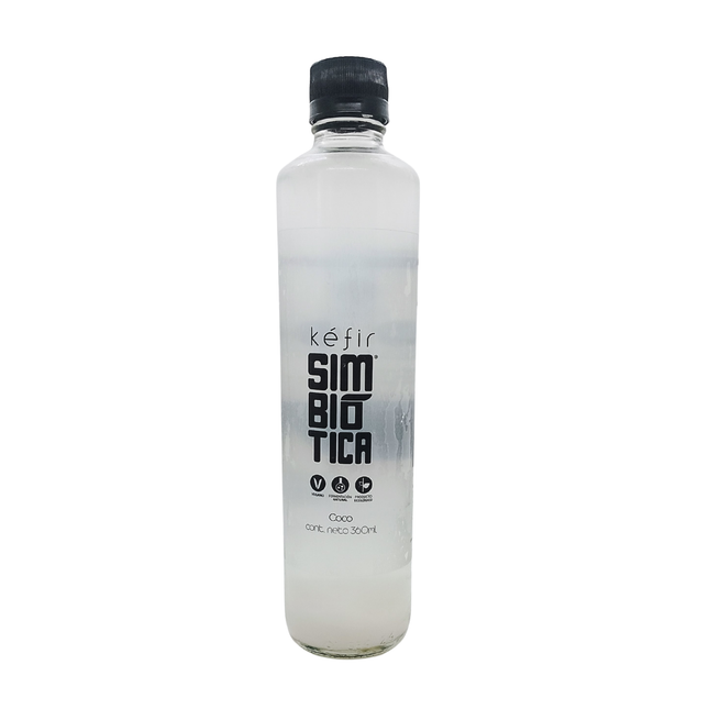 Kefir de coco 360ml-Simbiótica
