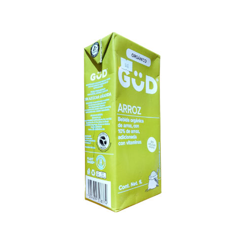 Leche de Arroz sin azúcar 1L - Gud