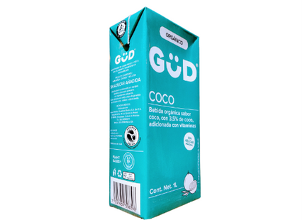Leche de Coco sin azúcar 1L - Gud