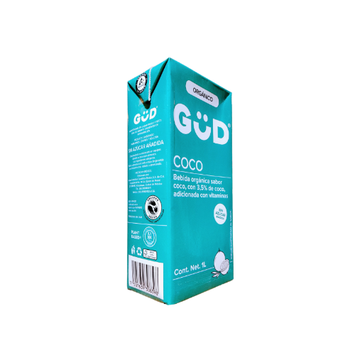 Leche de Coco sin azúcar 1L - Gud