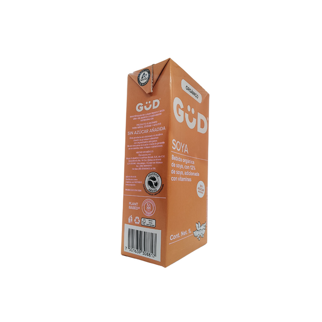 Leche de Soya sin azúcar 1L - Gud