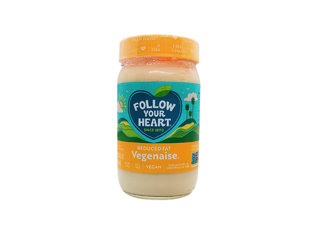 Mayonesa vegana reducida en grasa follow your heard 414ml