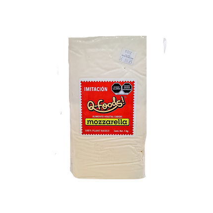 Queso Vegetal Tipo Mozzarella 1kg - Q-Veggie