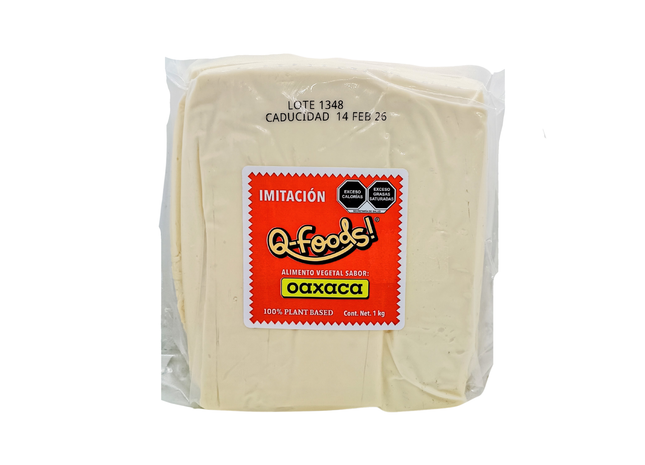 Queso Vegetal tipo Oaxaca 1kg - Q-Veggie
