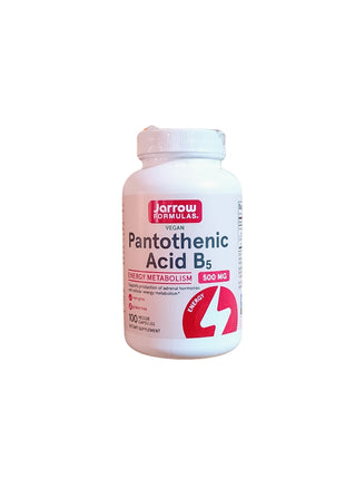 Ácido pantonténico B5 500mg 100 cápsulas-Jarrow fórmulas