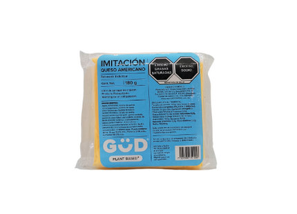 Imitación queso americano en rebanada 180g - Plant Based
