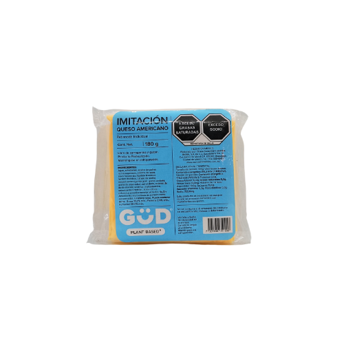 Imitación queso americano en rebanada 180g - Plant Based