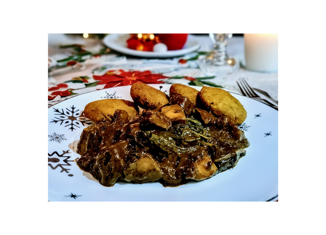 Romeritos con tortitas Navideños