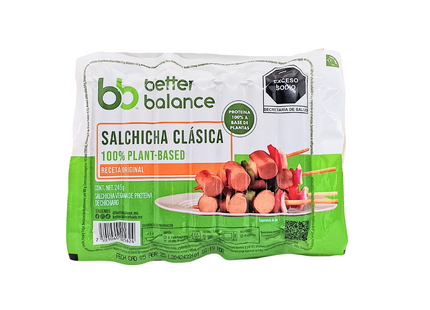 Salchicha Clasica Vegana 245g Better Balance