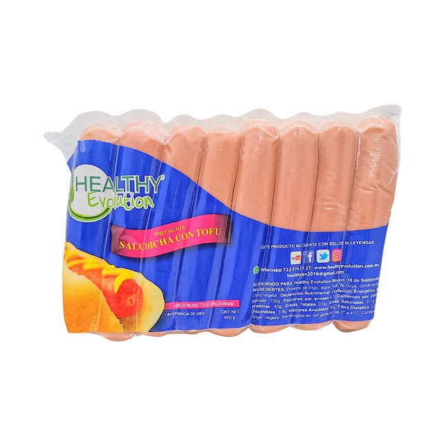 Imitación salchicha con tofu 450g - Healthy Evolution