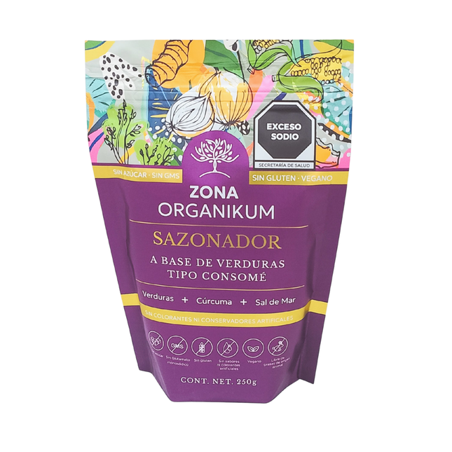 Sazonador tipo consomé con Aceite vegetal 250g