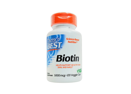 Vitamina Biotin vegana 5000 mcg - Best Doctór´s
