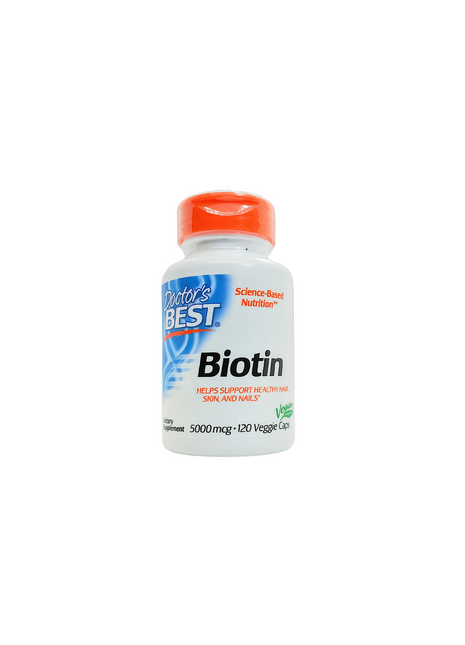 Vitamina Biotin vegana 5000 mcg - Best Doctór´s