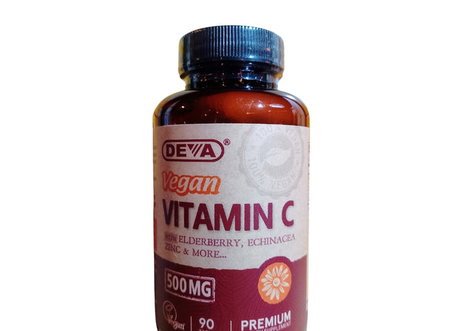 Vitamina C vegana 500 MCG 90 tablets - Deva