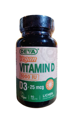 Vitamina  D3 25 MCG 90 tablets- Deva