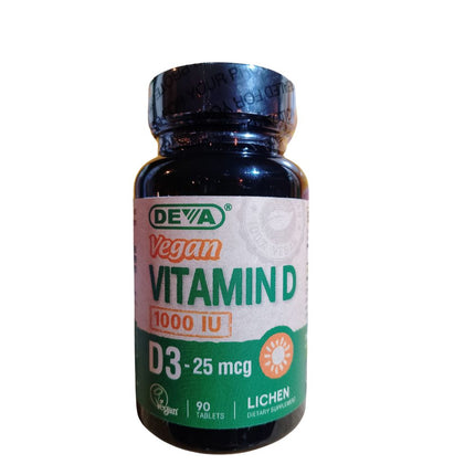 Vitamina  D3 25 MCG 90 tablets- Deva