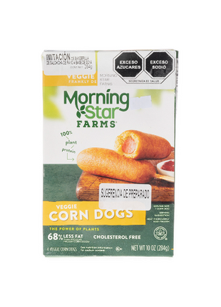 Turkey flavor sausage banderilla 284g -Morning Star