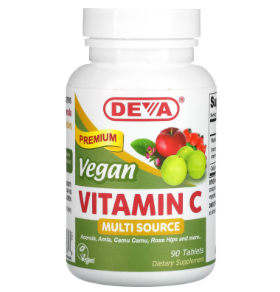 Vitamina C  varias fuentes 90 pz - Deva