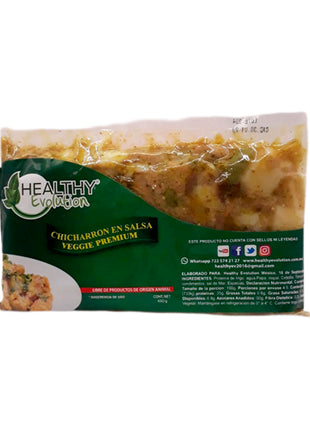 Chicharrón en salsa Veggie Premium 450g - Healthy Evolution