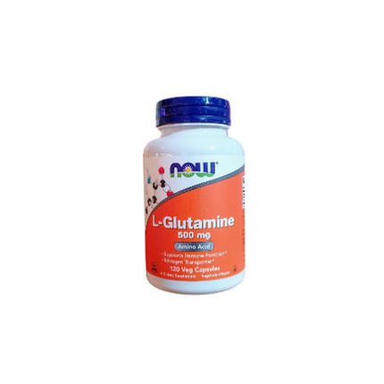 L-Glutamine 120 capsules-now